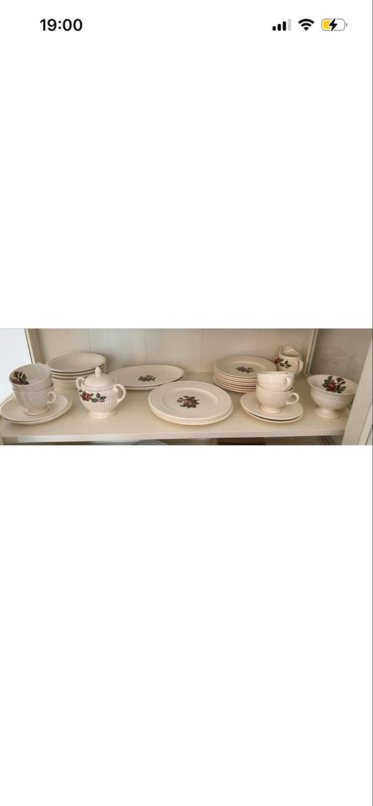 Wedgwood Moss Rose servies - diverse onderdelen, Ophalen, Gebruikt, Klassiek, Wedgwood