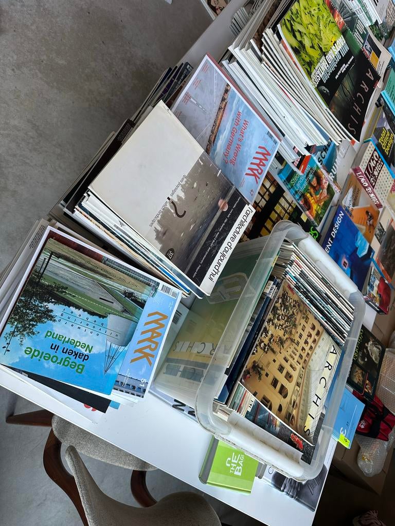 Grote collectie architectuur tijdschriften (jaren '80-nu), Boeken, Ophalen, Gelezen, Overige typen