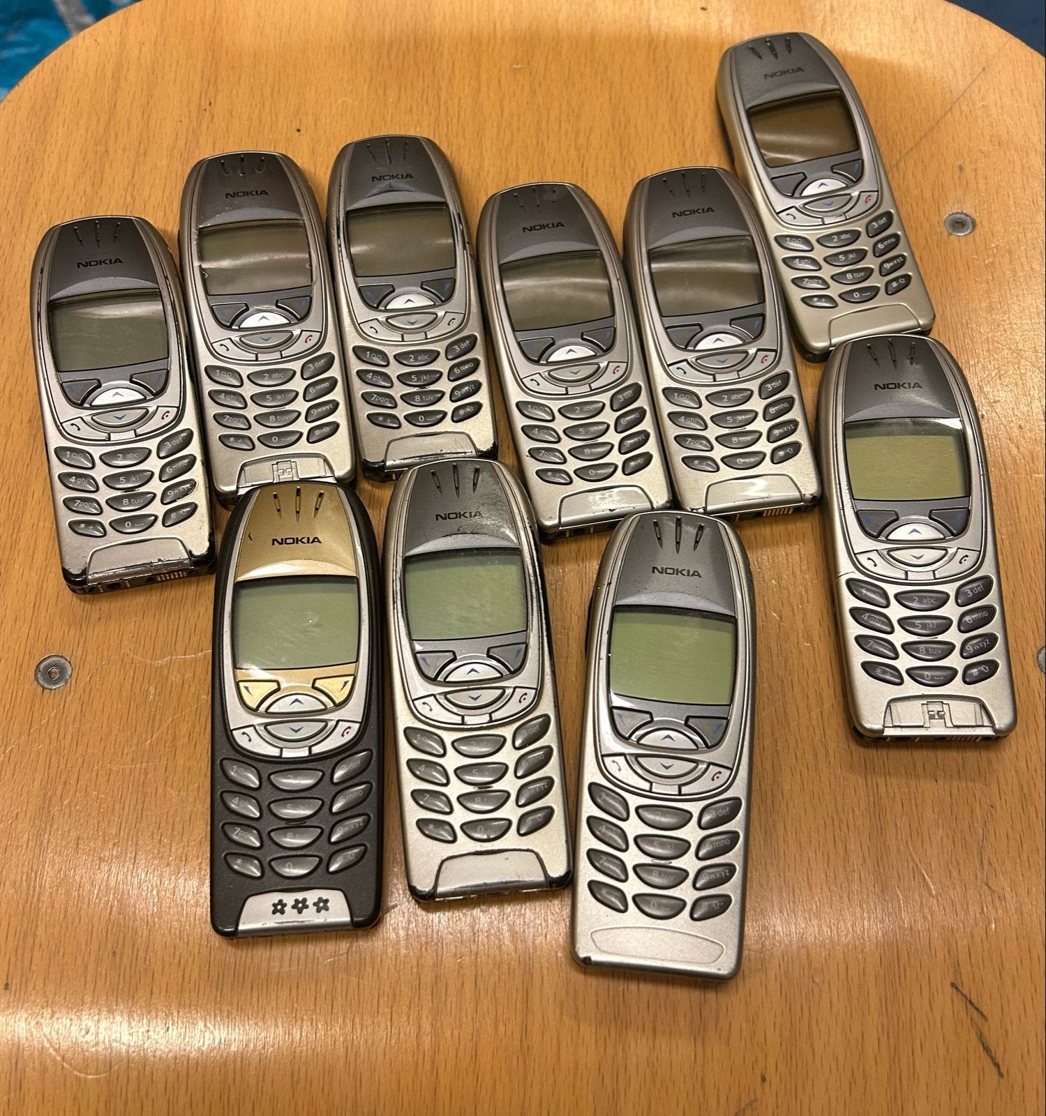 Partij Nokia 6310i telefoons - Klassieke mobiele telefoons, Gebruikt, Geen camera, Fysiek toetsenbord, Ophalen of Verzenden