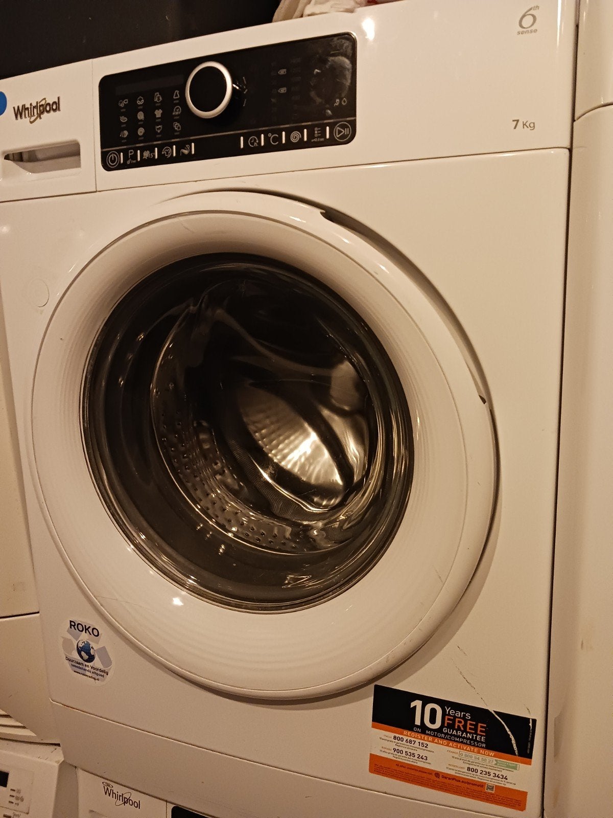 Whirlpool wasmachine ( met garantie ), Minder dan 85 cm, Ophalen of Verzenden, Zo goed als nieuw, Voorlader
