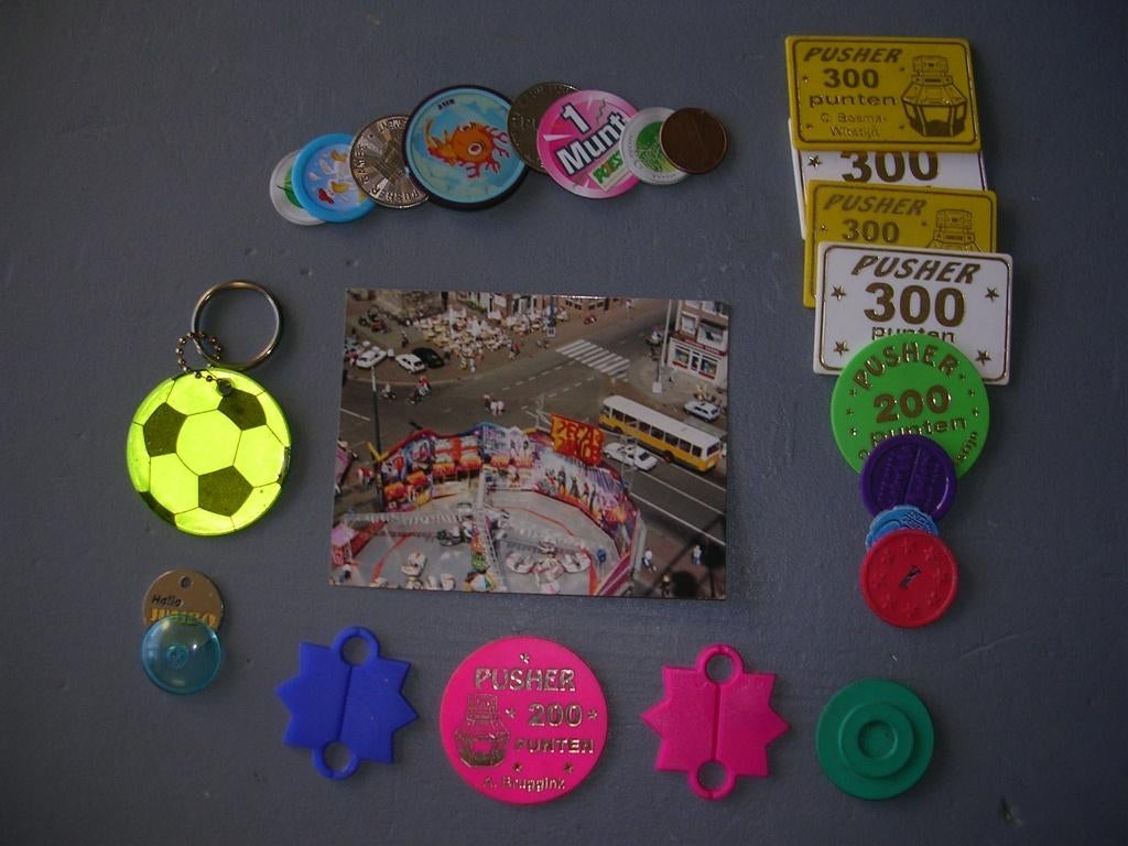 kermis muntjes plus oude kermis foto, Ophalen of Verzenden, Vóór koninkrijk
