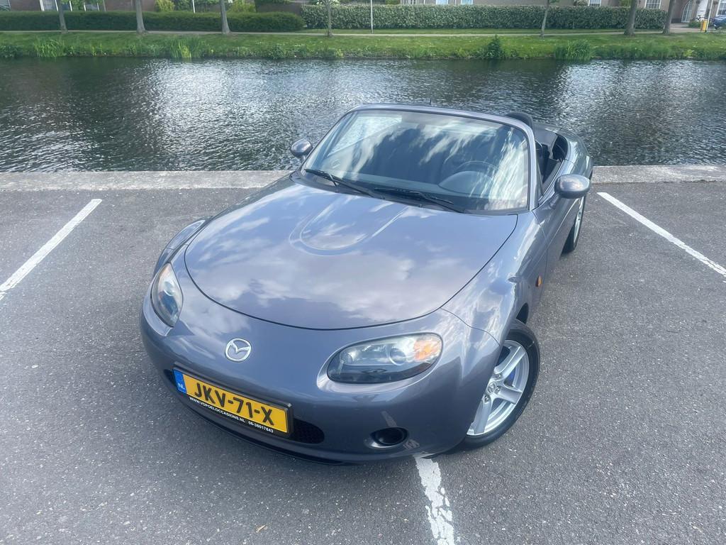 Mazda MX-5 1.8 Exclusive SPLINTERNIEUWE CABRIOKAP !, 127 pk, Gebruikt, Zwart, 4 cilinders