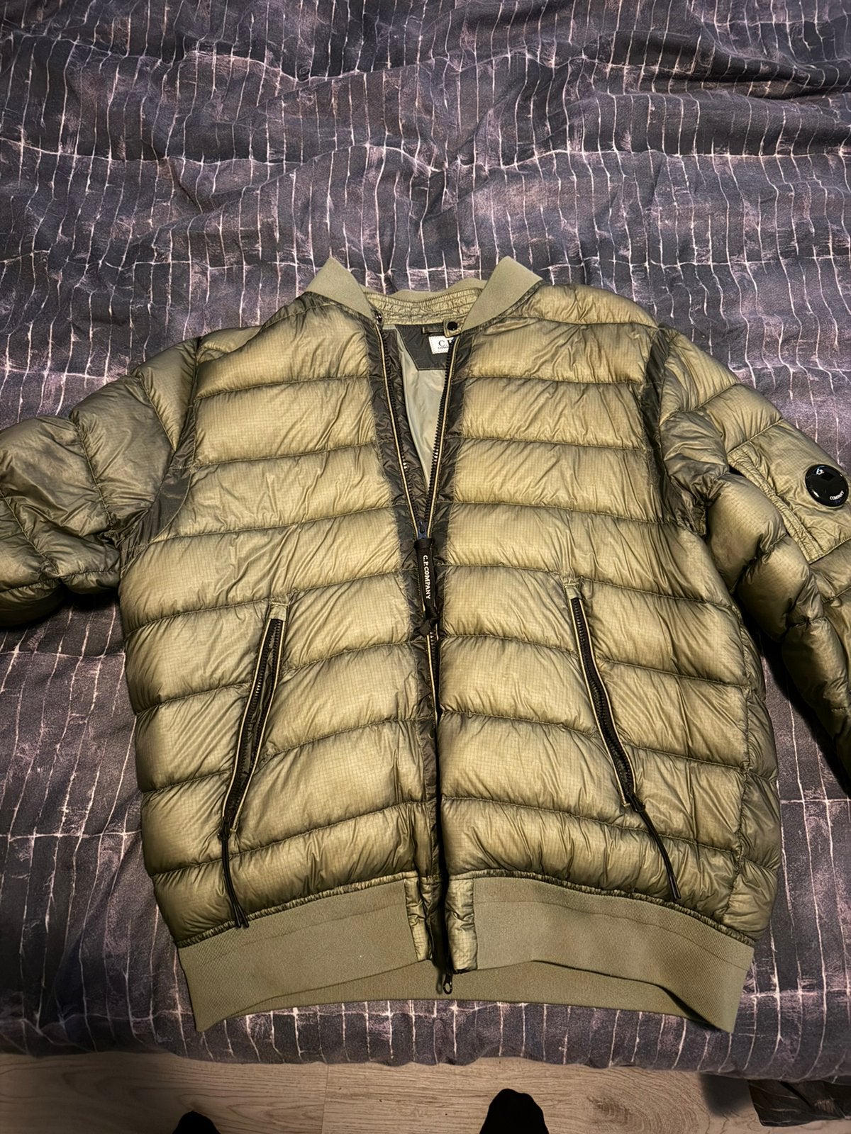 CP COMPANY JAS maat L, Ophalen of Verzenden, Zo goed als nieuw, Zwart