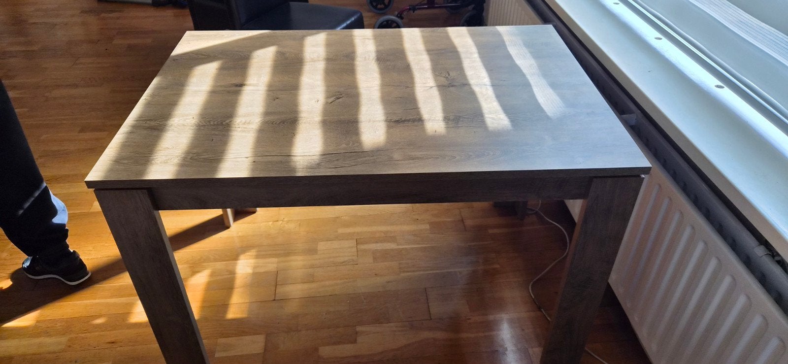 Eetkamertafel 120x80x76 cm - Modern design, Ophalen, Gebruikt, 100 tot 150 cm, 50 tot 100 cm
