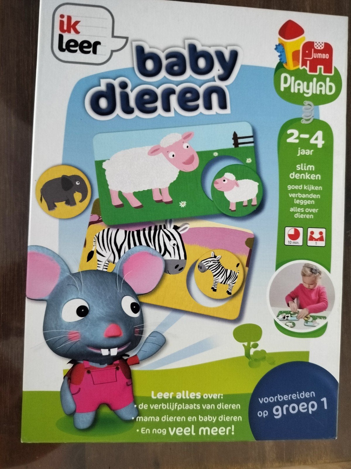 Ik leer baby dieren - Jumbo Playlab (2-4 jaar), Ophalen of Verzenden, Zo goed als nieuw, Puzzelen