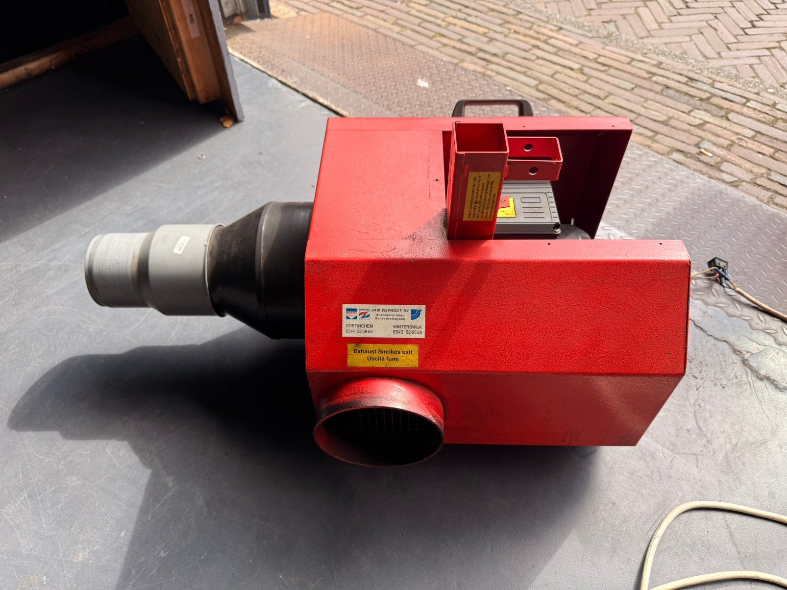 Afzuiging uitlaatgassen scooter motorfiets auto, Ophalen, Z, Zo goed als nieuw, 30 tot 80 cm