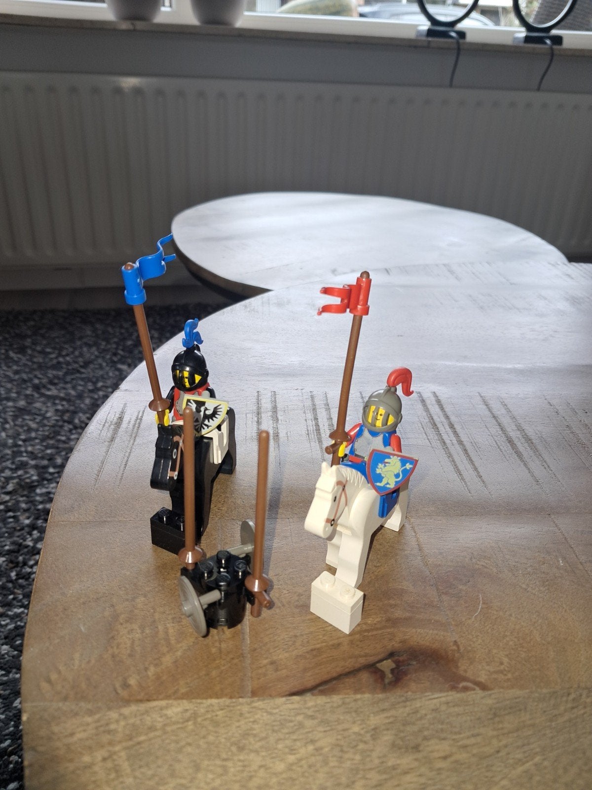 Lego Castle Set 6021 Jousting Knights, Gebruikt, Lego, Ophalen of Verzenden, Inclusief instructies