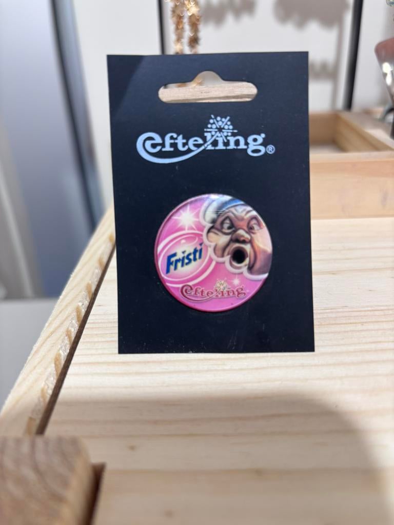 Efteling pin, Holle Bolle Gijs Fristi, Verzamelen, Efteling, Ophalen of Verzenden, Nieuw, Button of Speldje