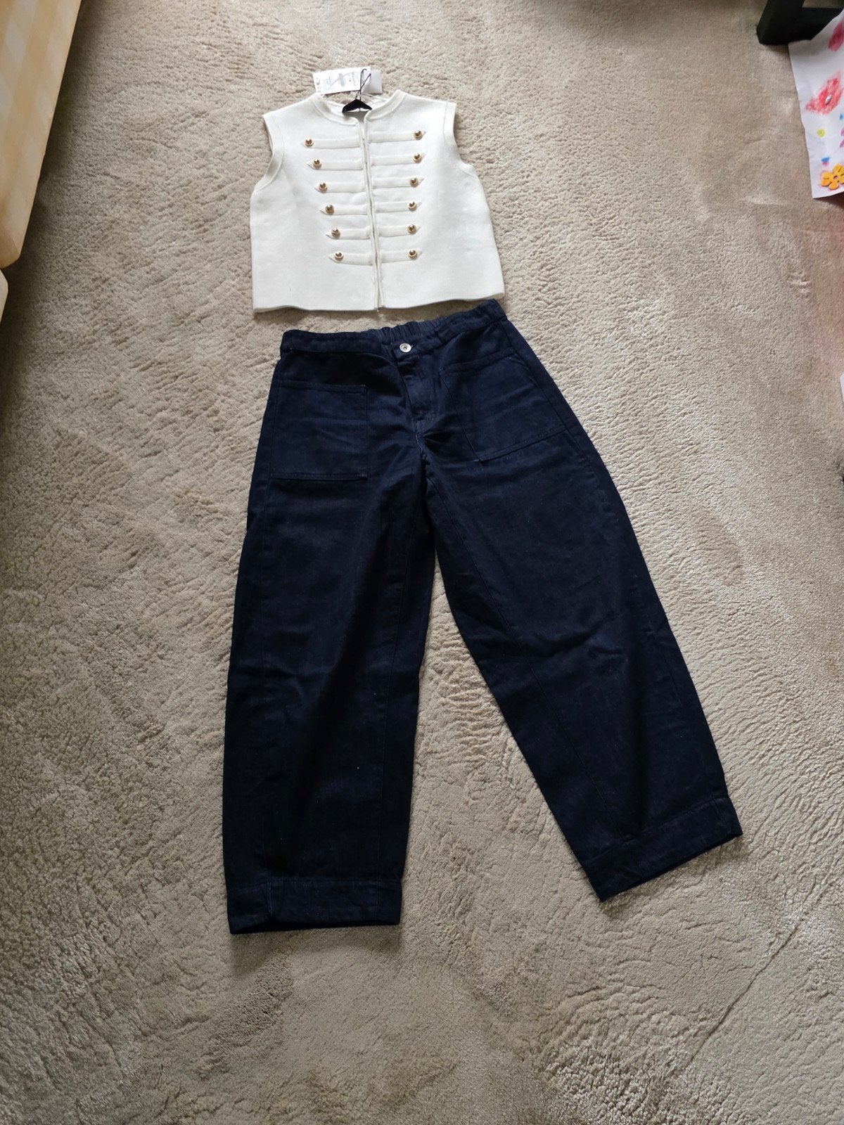 Nieuwe Set Zara Jeans & Aansluitende Top Maat S/M, Kleding | Dames, Blauw, Zara, Nieuw, Ophalen of Verzenden