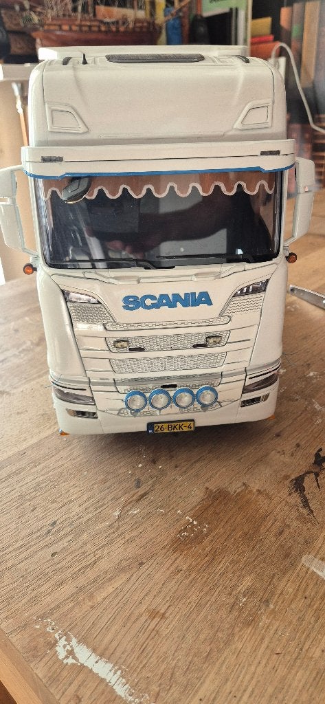 Tamiya truck, Elektro, Schaal 1:14, Ophalen of Verzenden, Zo goed als nieuw