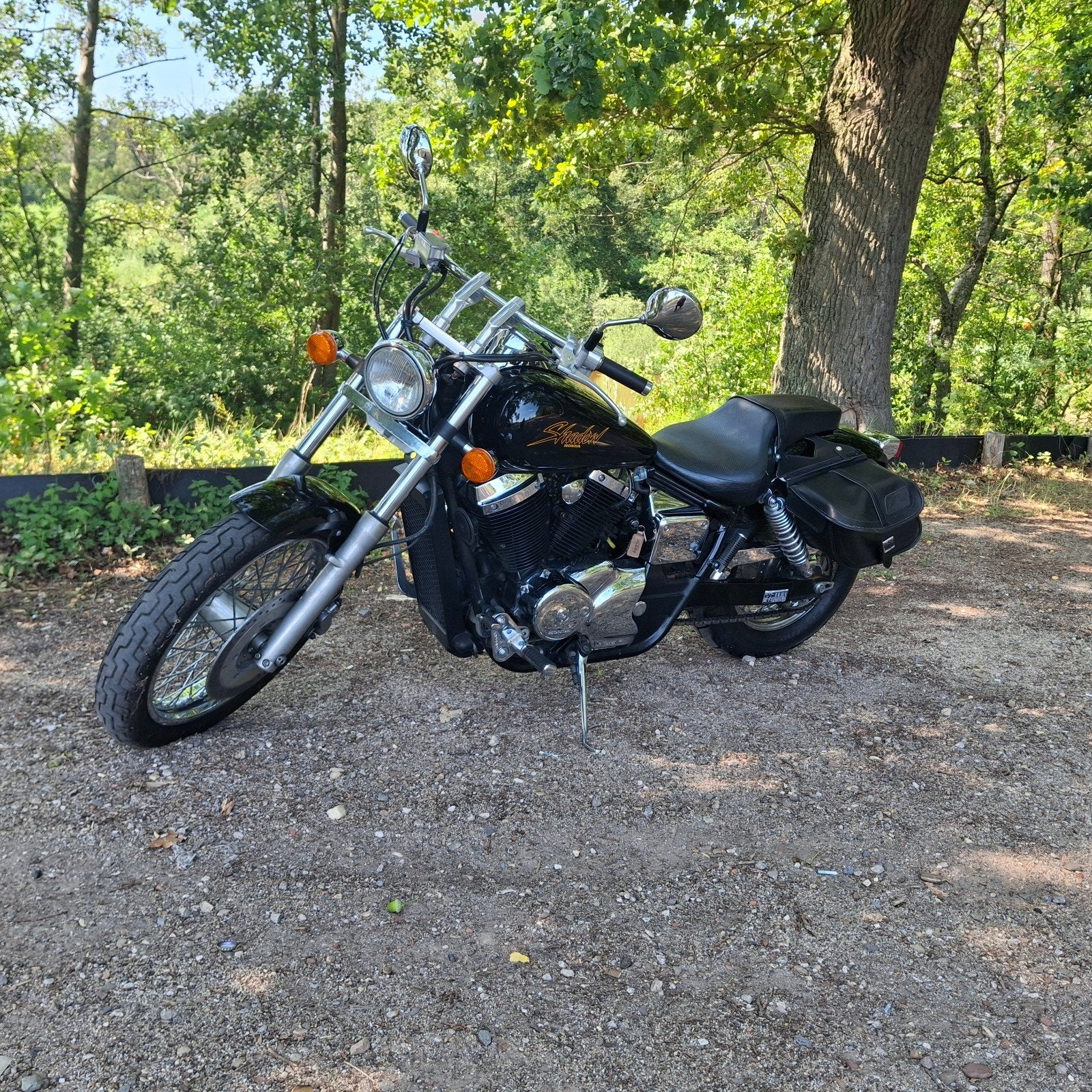 Honda Shadow 750 Black Widow - Stoere Chopper, Motoren, 2 cilinders, 745 cc, Gebruikt, Particulier