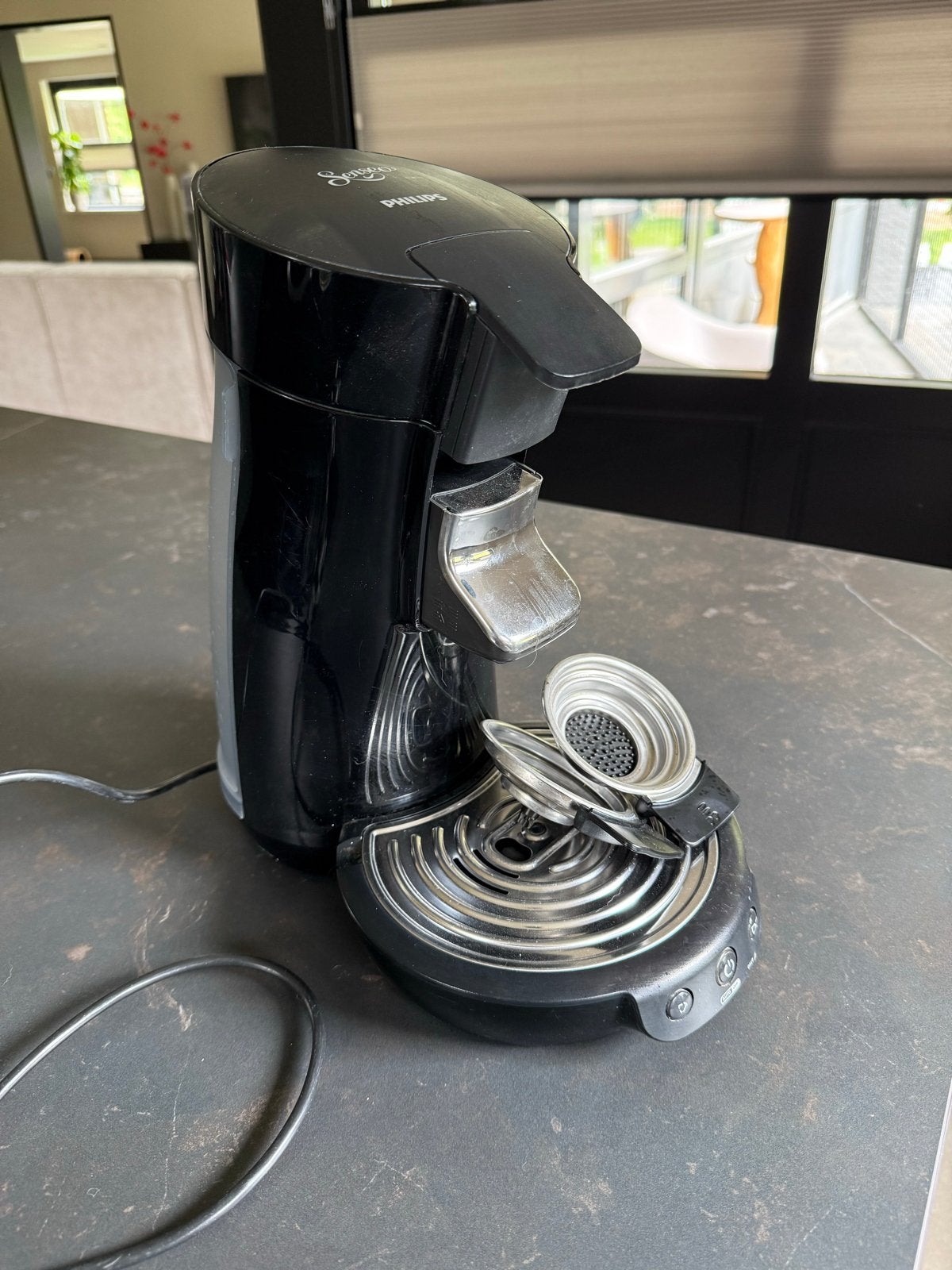 Senseo koffiezetapparaat, Ophalen, Gebruikt, Koffiemachine, Koffiepads en cups