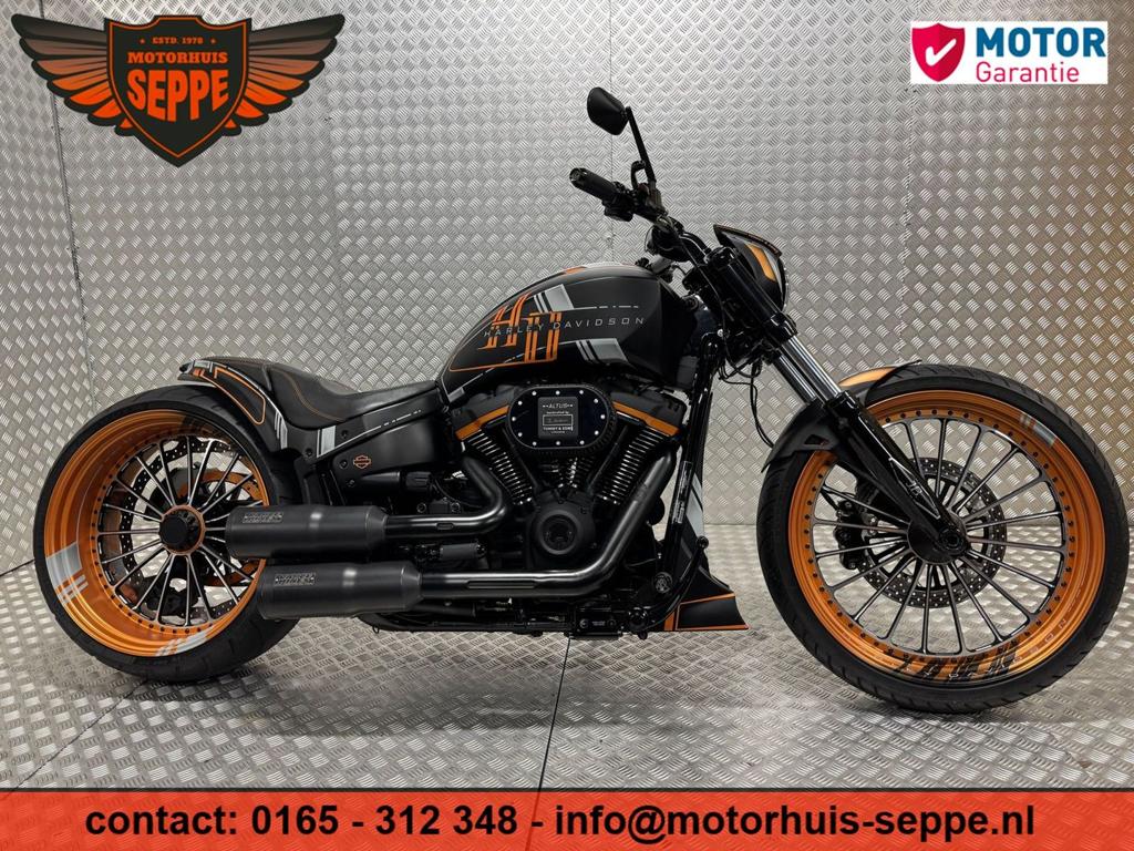BREAKOUT CUSTOM TOMMY&SONS 114Ci Bizarre Beauty !!!!!!!!, 2 cilinders, HARLEY-DAVIDSON, Bedrijf, Onbekend