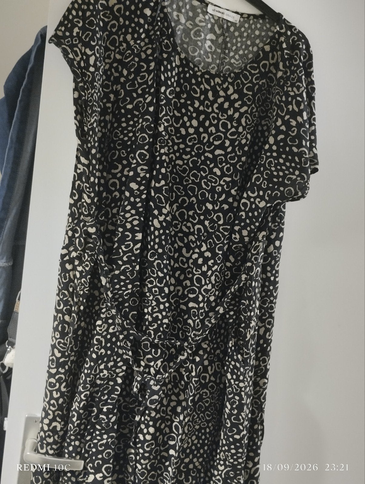 LC Waikiki Grace jurk met luipaardprint, maat 44/46, Kleding | Dames, LC Waikiki Grace, Zwart, Maat 46/48 (XL) of groter, Ophalen of Verzenden