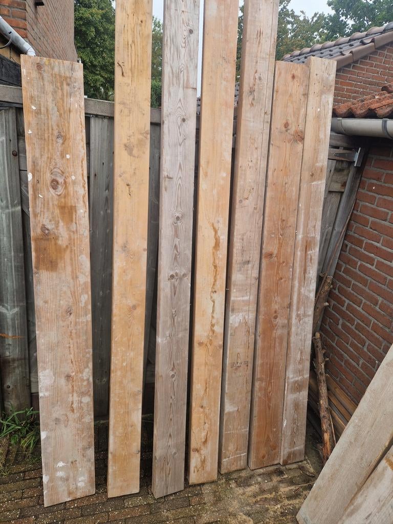 Houten balken, Tuin en Terras, Ophalen, 250 cm of meer, Balken