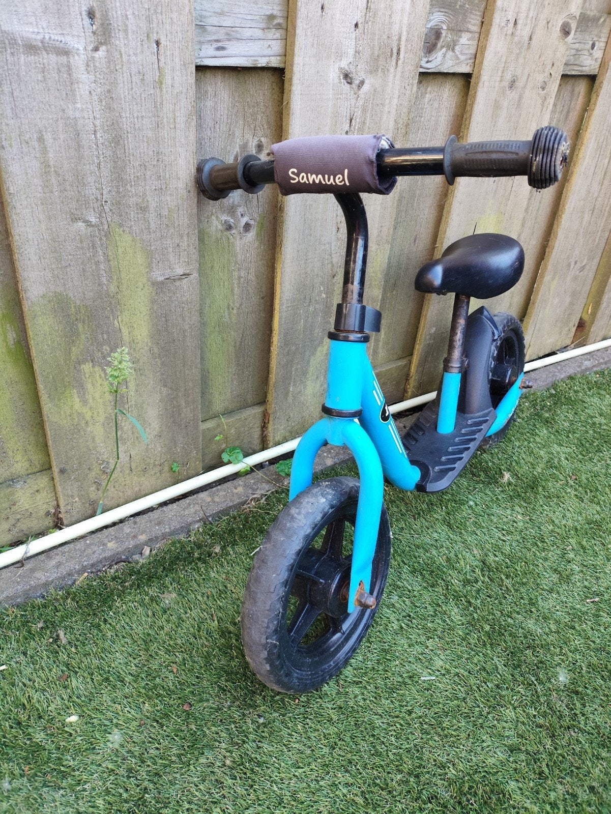 Blauwe loopfiets bandits and angels, Ophalen, Gebruikt, Loopfiets