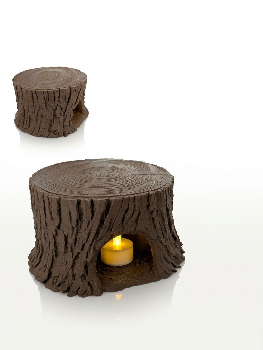 3d geprinte boomstam, Eigen ontwerp, 18 cm, Ophalen of Verzenden, Bruin