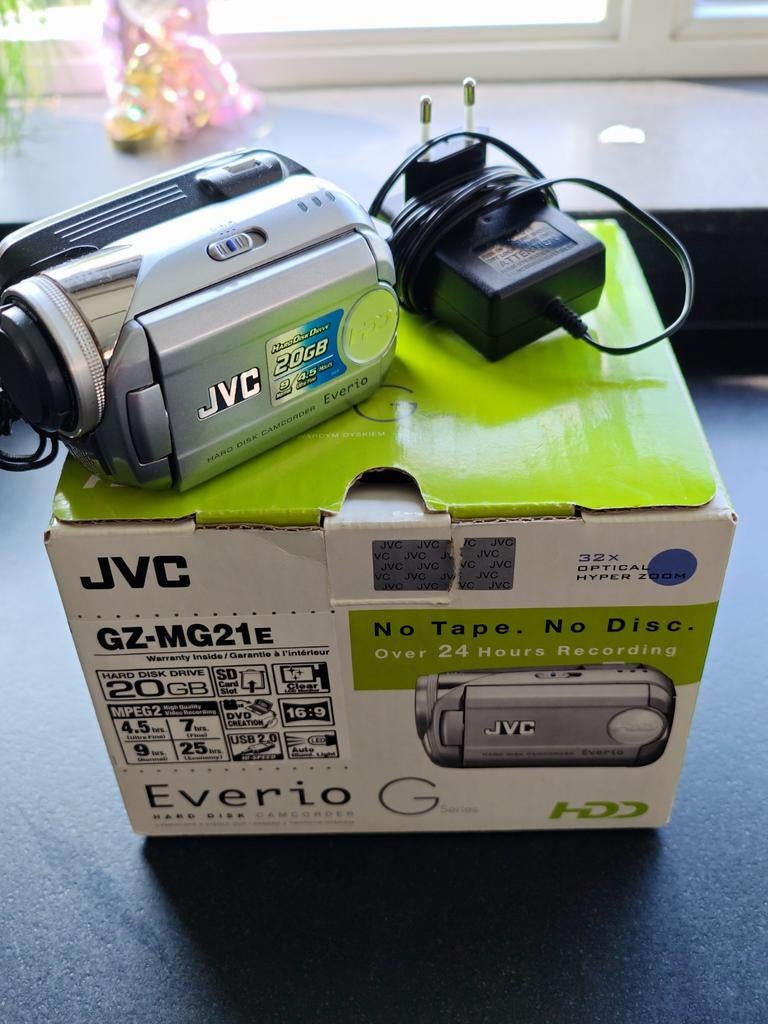 JVC Everio GZ-MG21E Hard Disk Camcorder 20GB, Harde schijf, JVC, 20x of meer, Ophalen of Verzenden