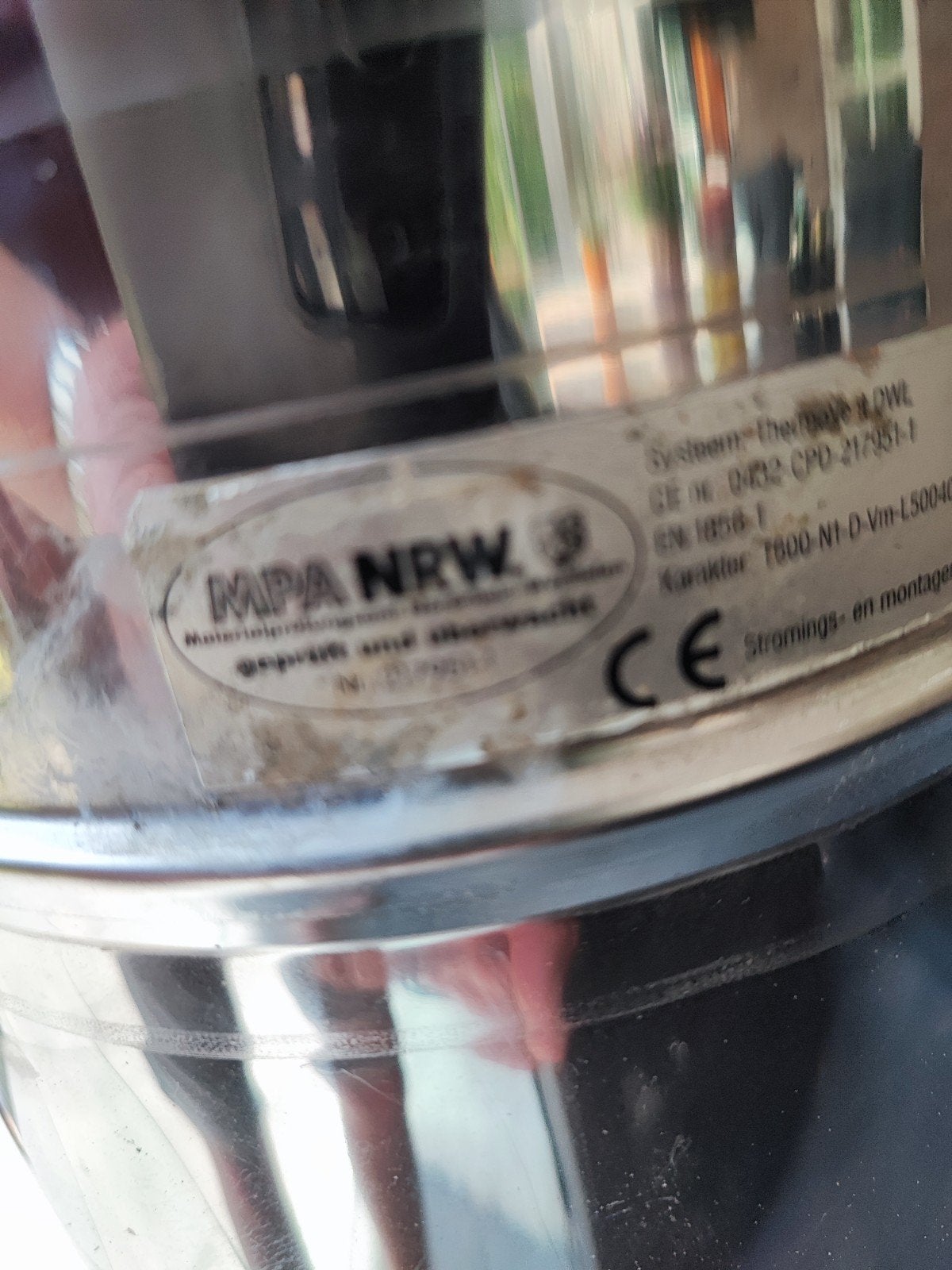 RVS Dubbelwandige Rookkanaal div. onderdelen 150/100 NPA NRW, Ophalen, Gebruikt, Gas, Inbouw