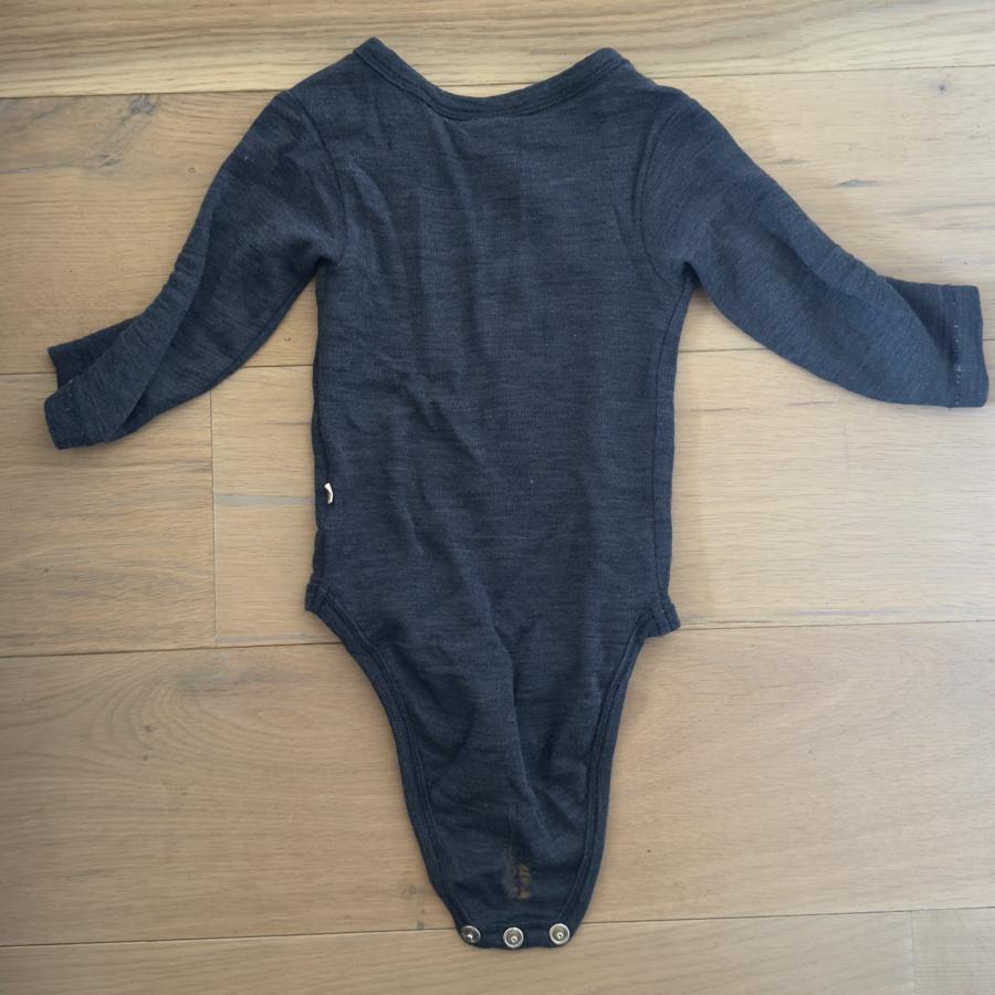 Happe me Merino wollen romper maat 68 (met kleine defecten), Ophalen of Verzenden, Gebruikt, Jongetje of Meisje, Nacht- of Onderkleding
