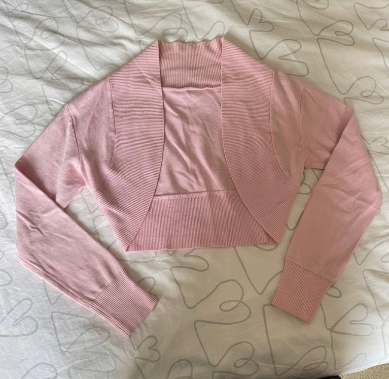 Roze bolero / shrug, maat S, Ophalen of Verzenden, Zo goed als nieuw, Maat 36 (S), Roze