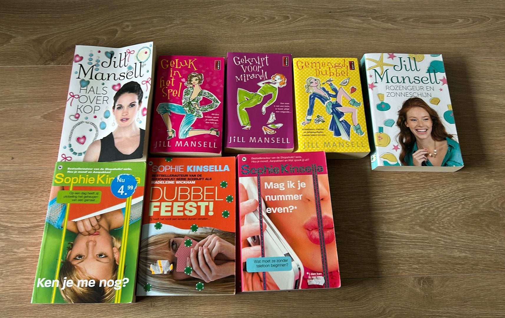 Pakket boeken (8stuks) jill mansell en sophie kinsella, Ophalen of Verzenden
