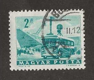 Hongarije; 1935a Vervoermiddelen, Verzenden, Gestempeld