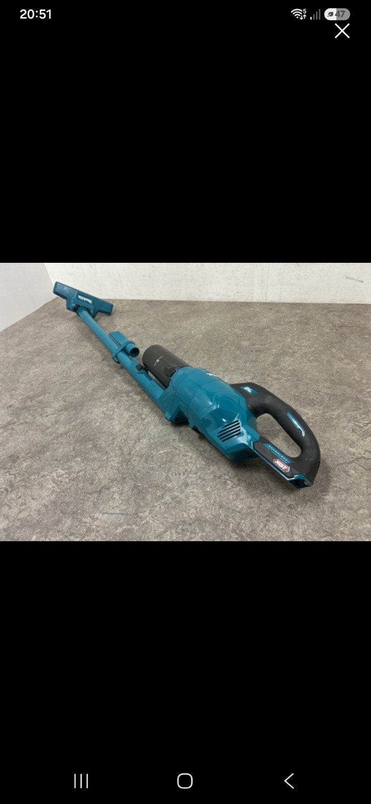 Makita CL003G 36-40V steelstofzuiger, Ophalen of Verzenden, Zo goed als nieuw, Minder dan 1200 watt, Reservoir
