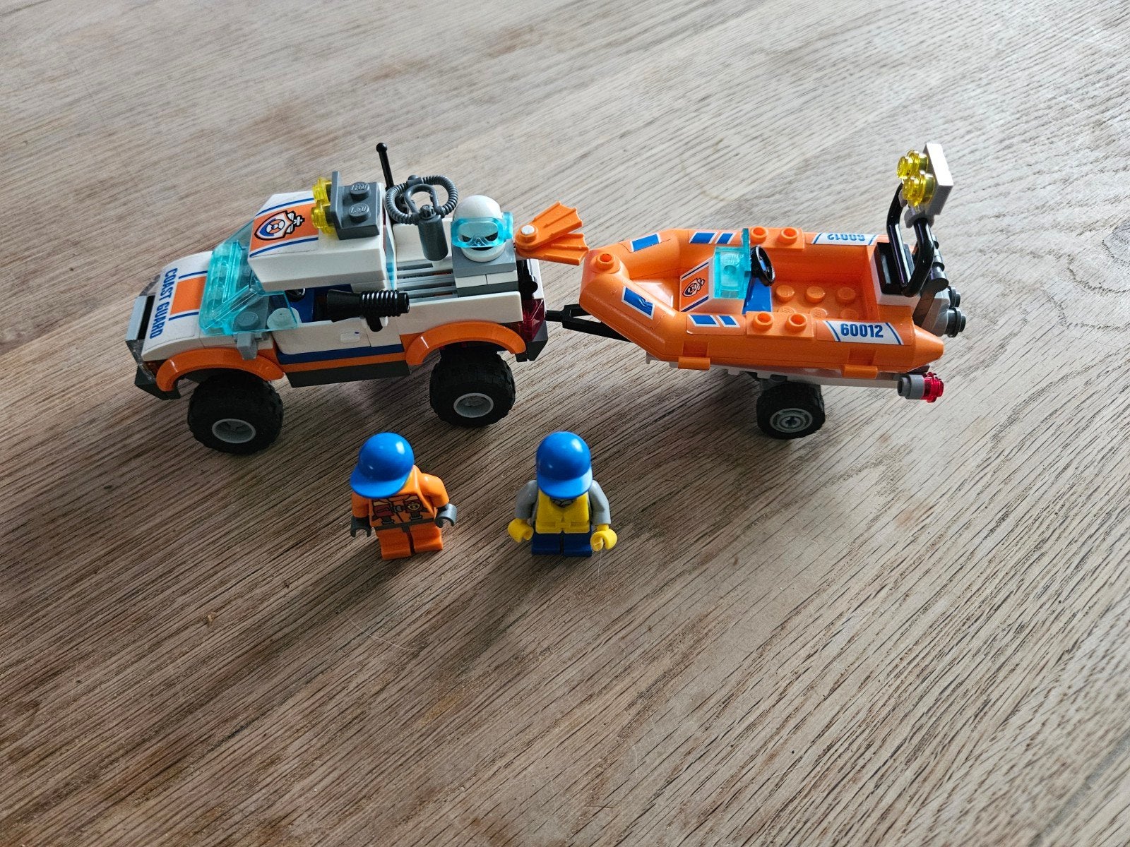 Lego City 60012 4x4 en Duikersboot Compleet met Boekje, City, Lego, Ophalen of Verzenden, Zo goed als nieuw