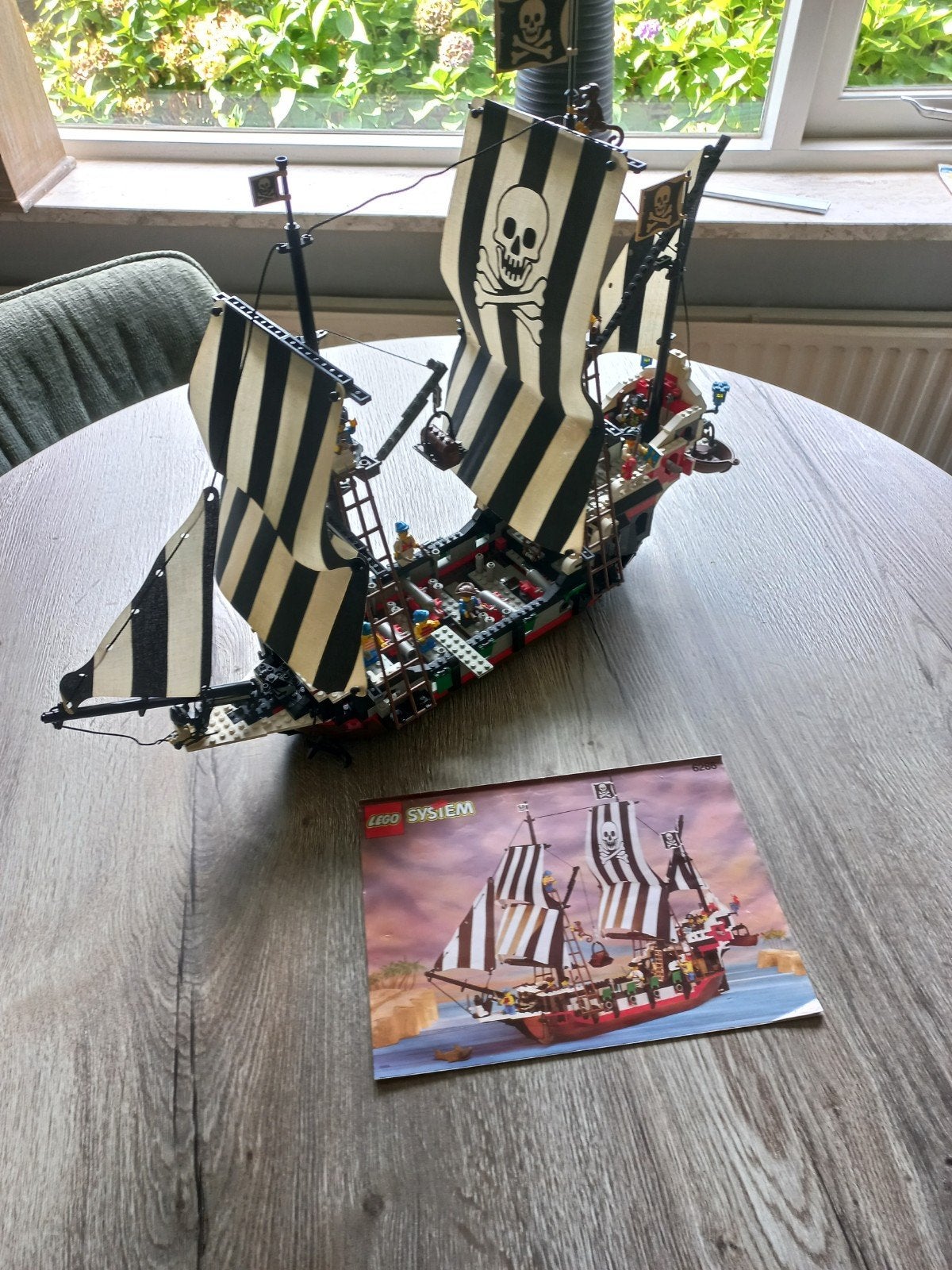 Lego Piratenschip (6286) - Vintage Klassieker, Lego, Ophalen of Verzenden, Zo goed als nieuw, Complete set