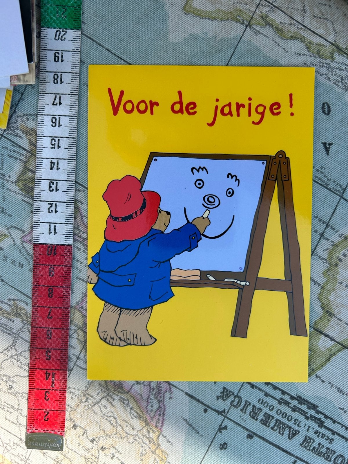307. Kaart illustr Paddington, Ophalen of Verzenden, Ongelopen