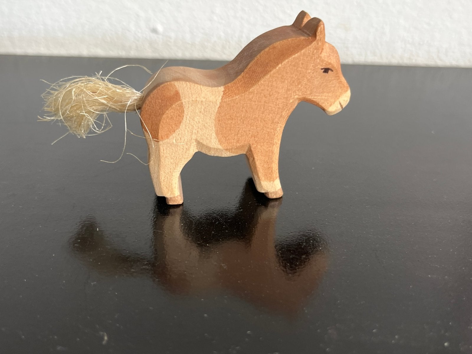 Ostheimer Shetland Veulen Houten Speelgoed Paardje, Ophalen of Verzenden, Zo goed als nieuw, Jongen of Meisje