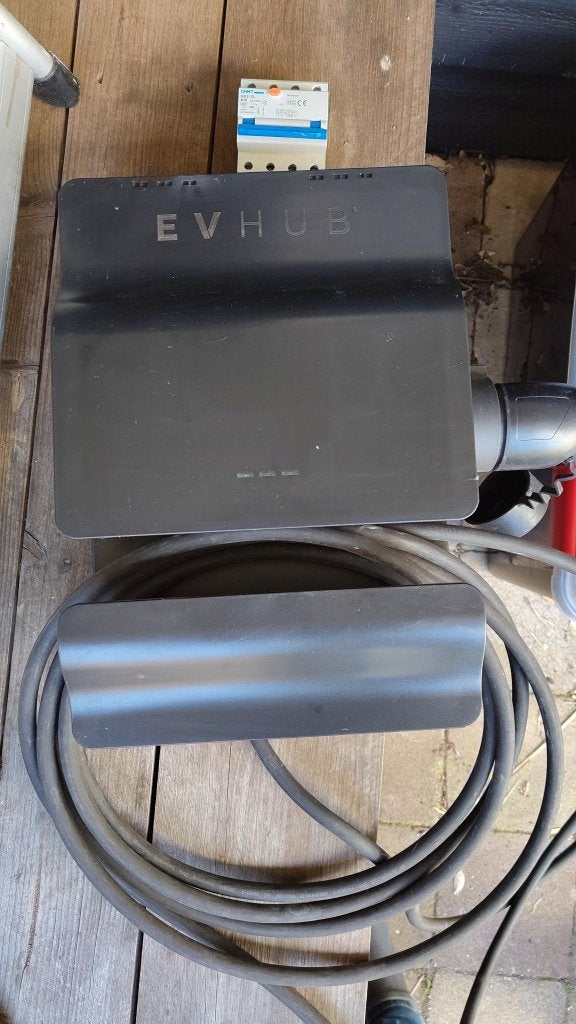 EV Hub EVC6-63V2 laadpaal met 3 fase groep, Ophalen, Gebruikt, Laadpaal en Laadkabel