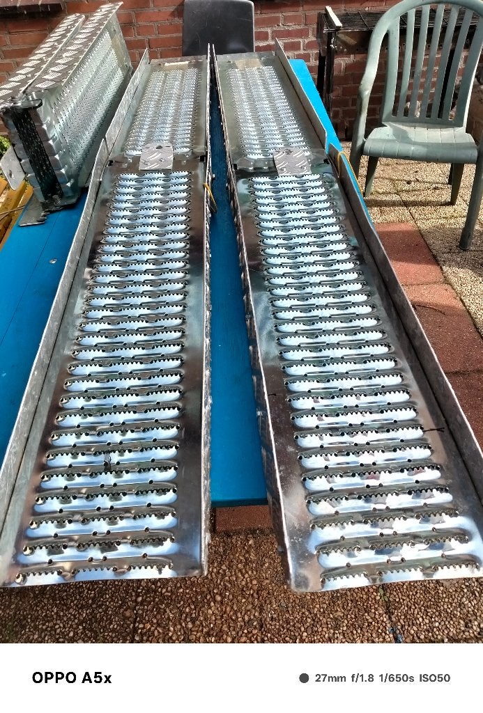 Oprijplaten staal 3,, stukken, Auto diversen, Ophalen, Zo goed als nieuw