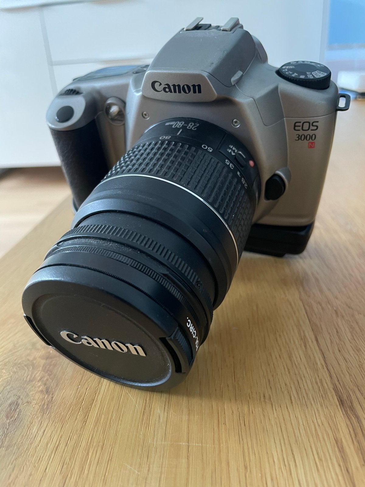 Canon EOS 3000N Spiegelreflexcamera met 28-80mm lens, Ophalen of Verzenden, Gebruikt, Spiegelreflex, Canon