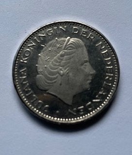2½ Gulden Nederland Koningin Juliana, Unie van Utrecht, Ophalen of Verzenden, Koningin Juliana, 2½ gulden, Losse munt