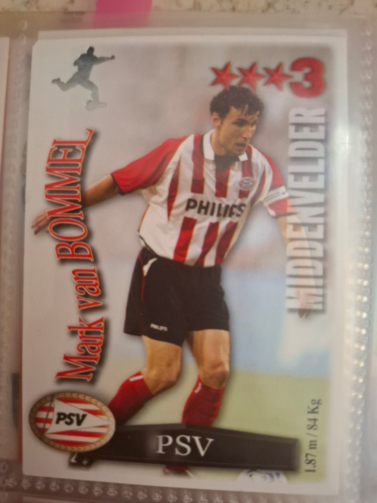 Mark van Bommel PSV Spelerskaart - Middenvelder, Ophalen of Verzenden, Gebruikt, PSV, Spelerskaart
