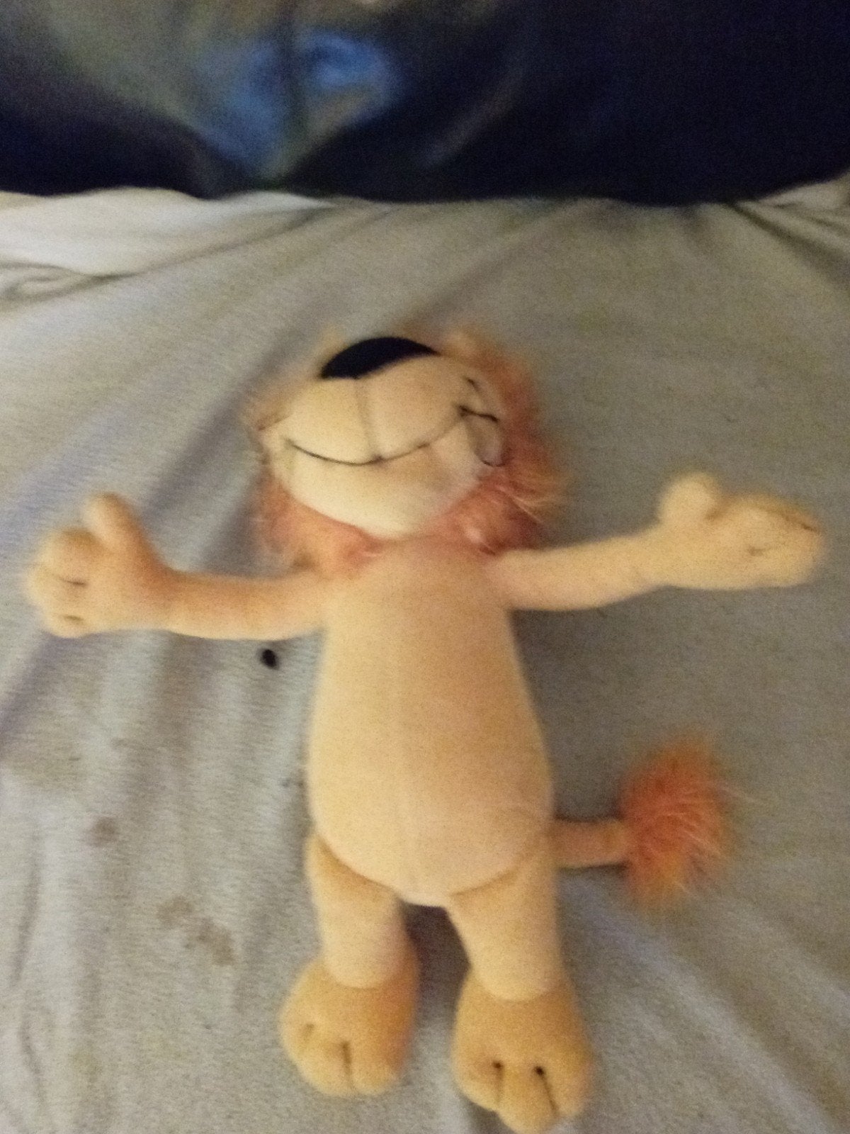 KNUFFELS VAN SMURFIN EN LEEUW.   €8--  PER STUK, Ophalen of Verzenden, Zo goed als nieuw, Smurfin, Poppetje, Figuurtje of Knuffel