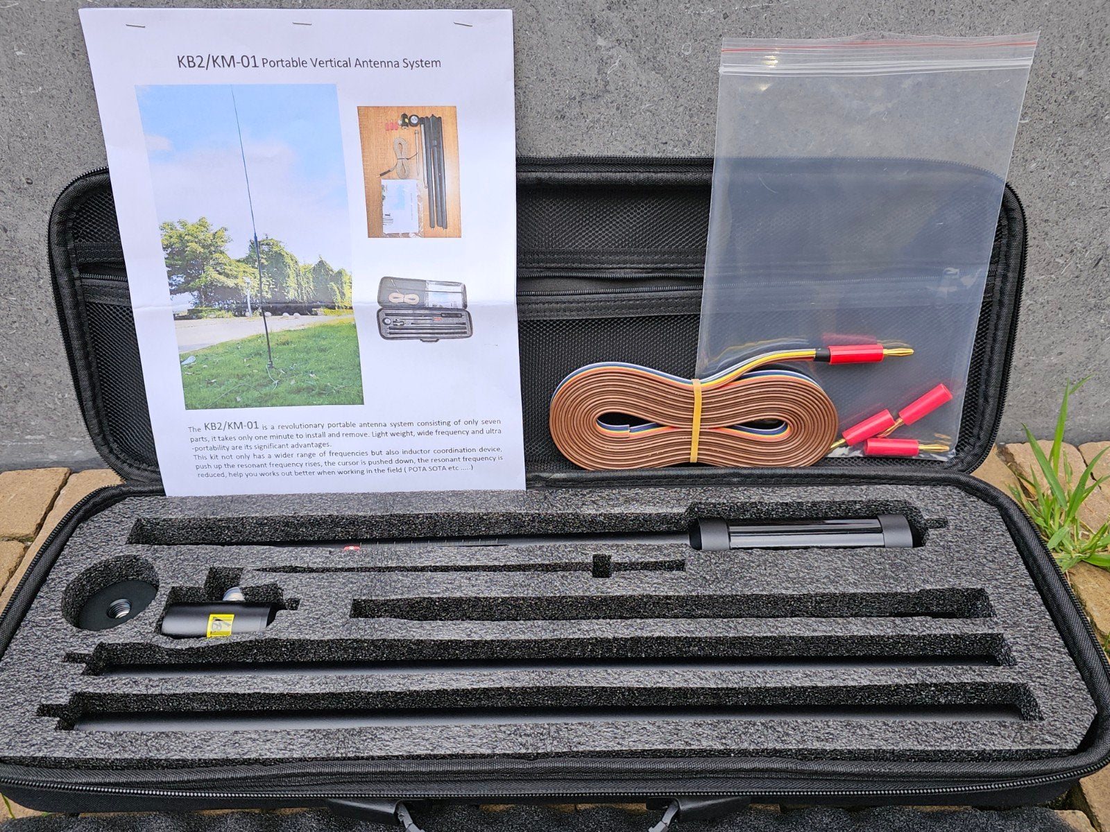 Kb2 km1 antenna vertical 5-50MHz, Ophalen of Verzenden, Nieuw, Antenne