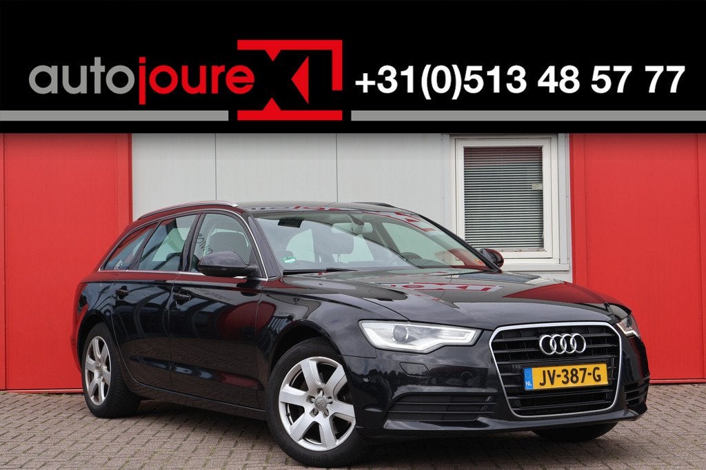 Audi A6 Avant 3.0 TDI Sport Edition (bj 2014, automaat), Auto's, Euro 5, Zwart, 197 €/maand, Zwart