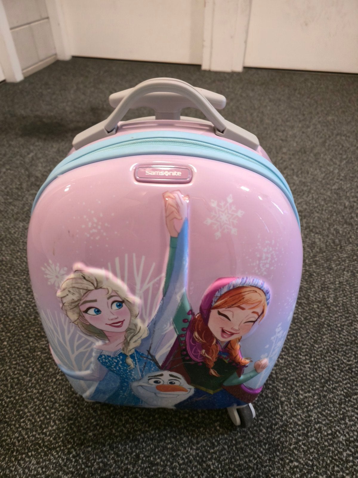Samsonite Disney Frozen kinderkoffer, Ophalen, Wieltjes, Gebruikt, Hard kunststof