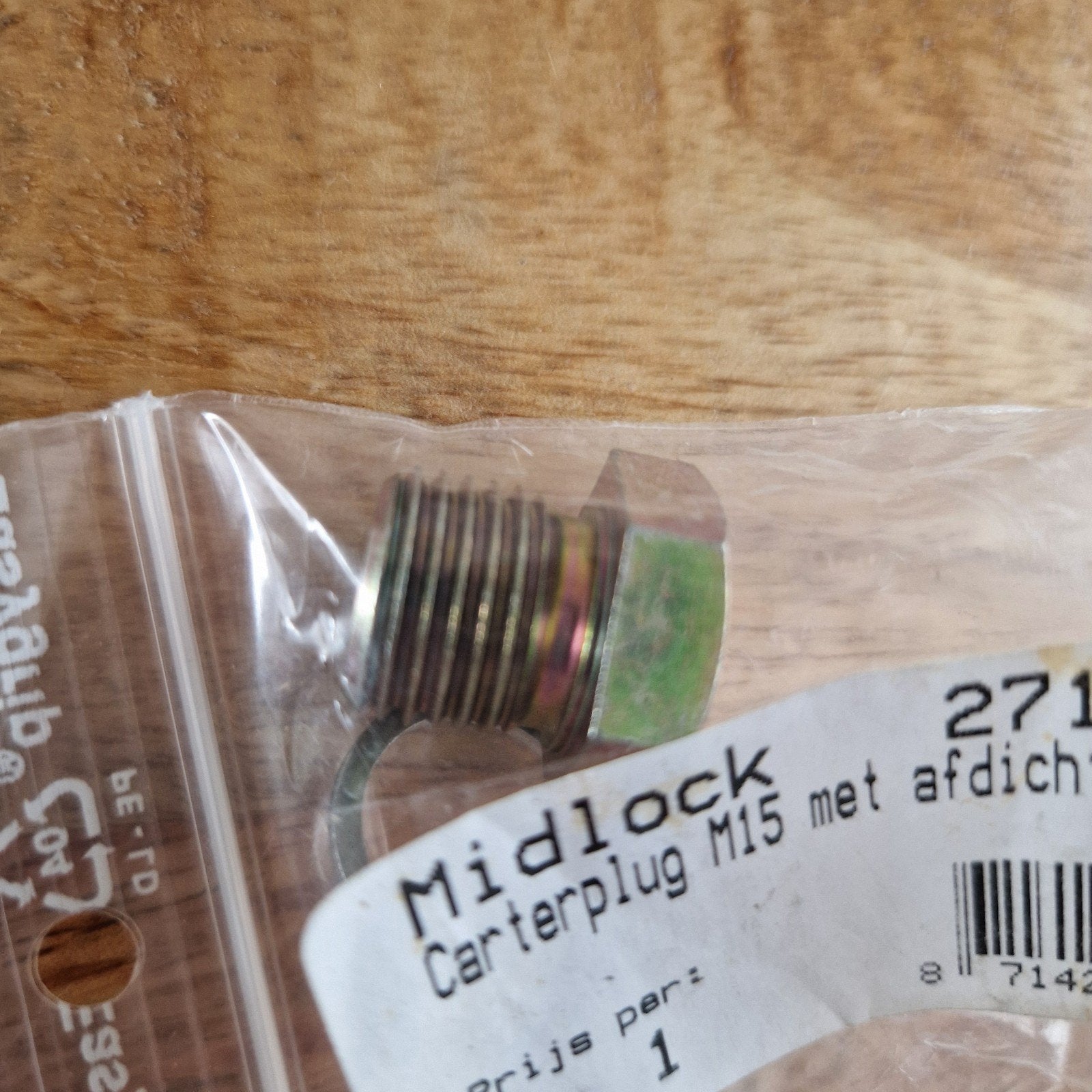 Midlock m15 carterplug met afdichtring (nieuw), Ophalen of Verzenden, Nieuw