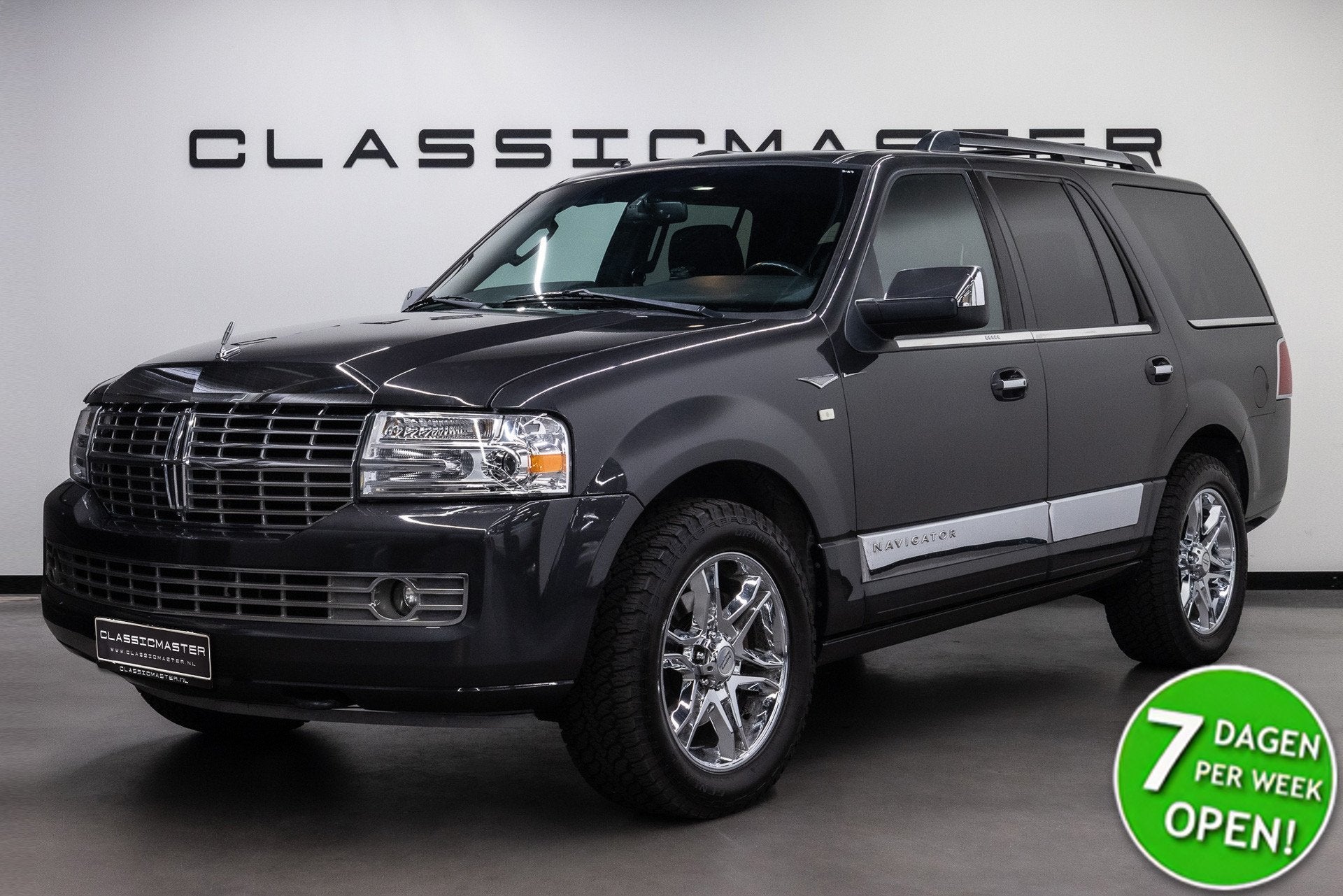 Lincoln Navigator 5.4 Fiscale waarde € 8.000,- (bj 2006), Auto's, Lincoln, Automaat, 450 kg, Zwart, Leder