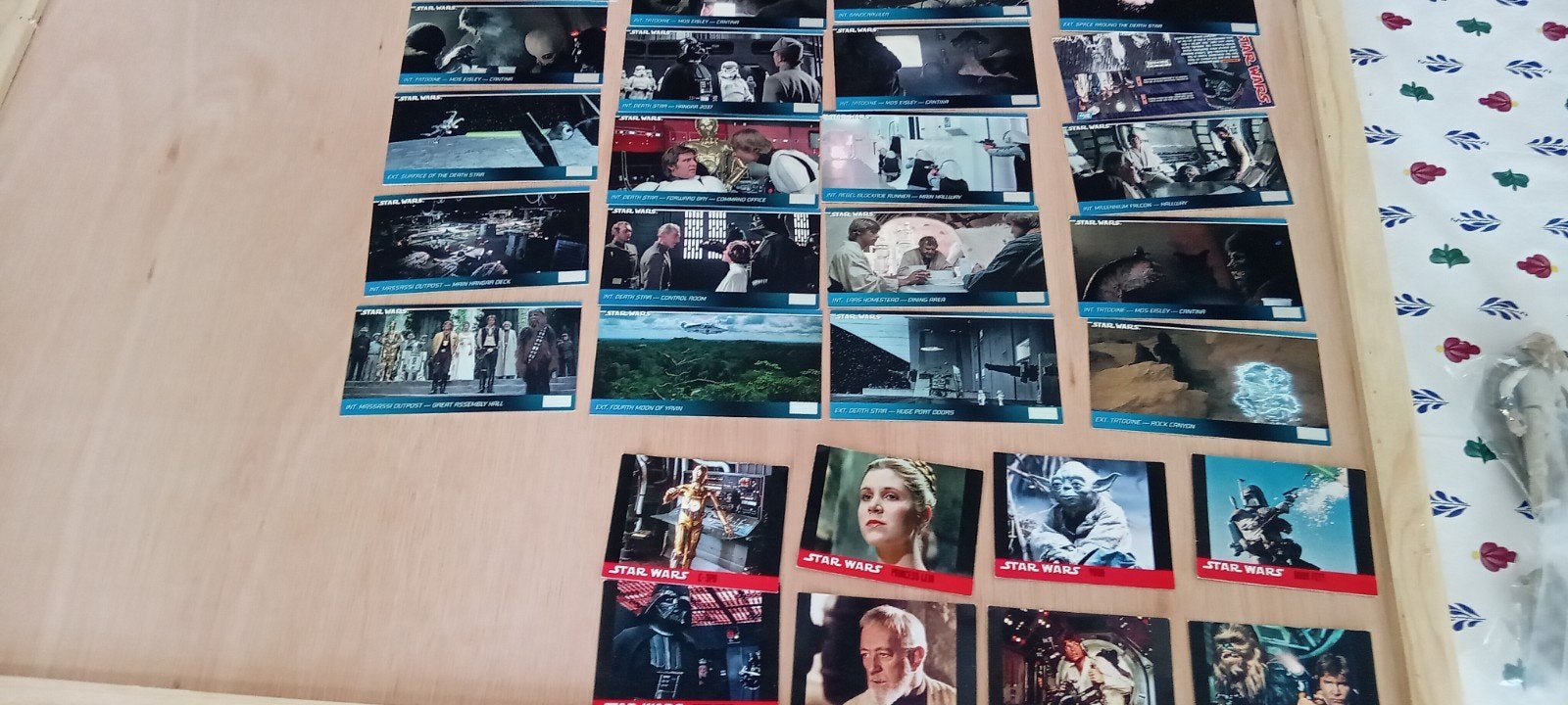 STAR WARS. 28 vintage verzamelkaarten Topps 1995, Verzamelen, Ophalen of Verzenden, Foto of Kaart