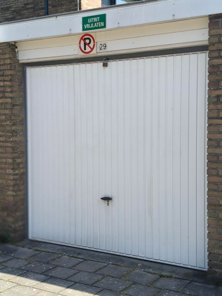 Garagedeur Novoferm 240B 218H cm., Doe-het-zelf en Verbouw, Deuren en Horren, Ophalen of Verzenden, 120 cm of meer, Garagedeur