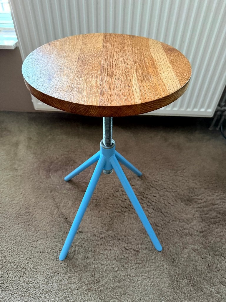 Verstelbare spindelkruk / schroefkruk, Ophalen, Gebruikt, Hout