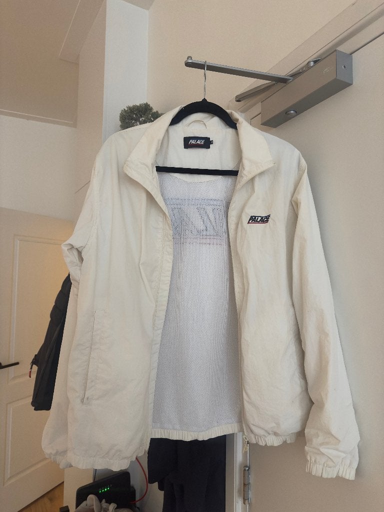 Palace White Windbreaker Jacket – Size S, Palace, Wit, Ophalen of Verzenden, Gedragen