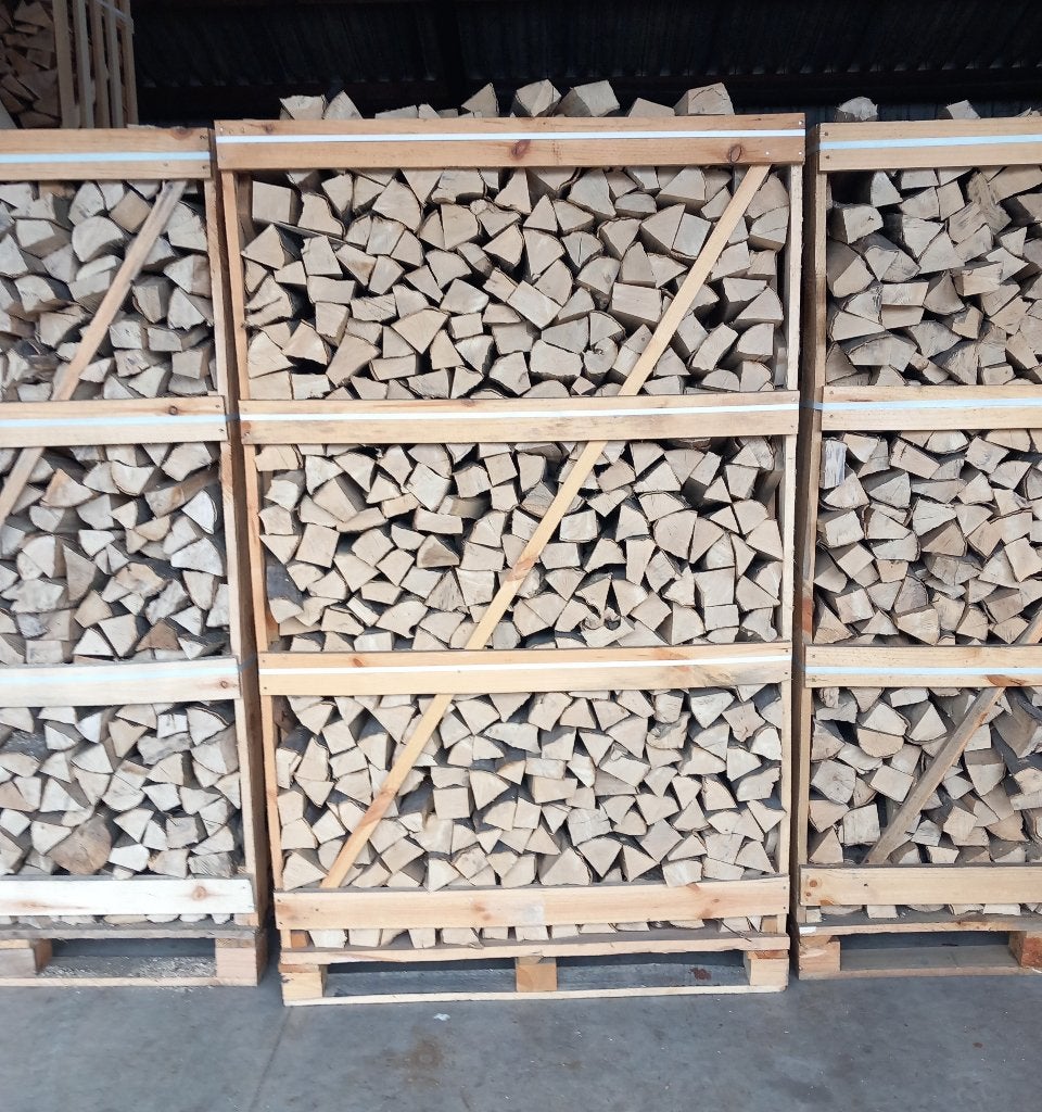 ovengedroogd HAAGBEUK in pallet,bigbag,netzak of losgestort, Tuin en Terras, Haardhout, 6 m³ of meer, Ophalen of Verzenden, Beukenhout