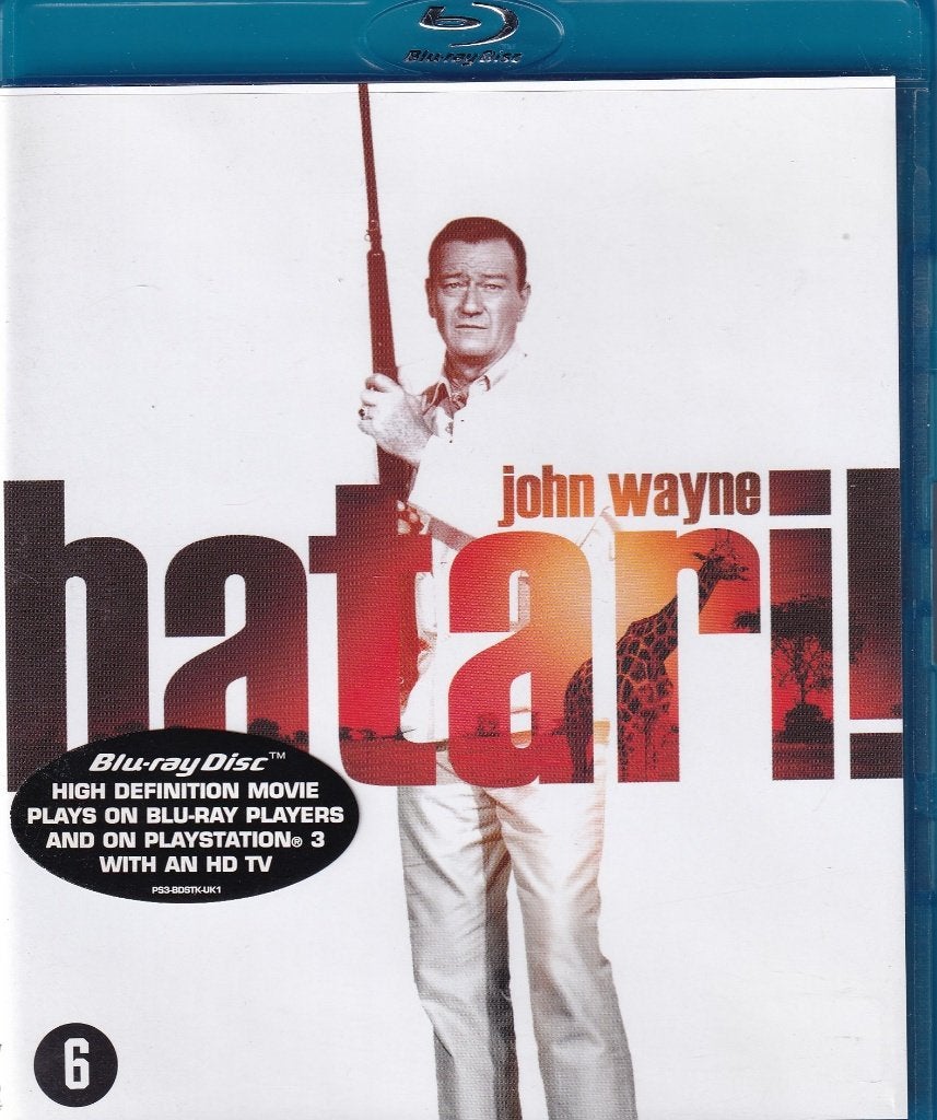 Te koop blu ray HATARI (JOHN WAYNE) (nederlands ondertiteld), Cd's en Dvd's, Blu-ray, Engels, Nederlands, Film, Actie