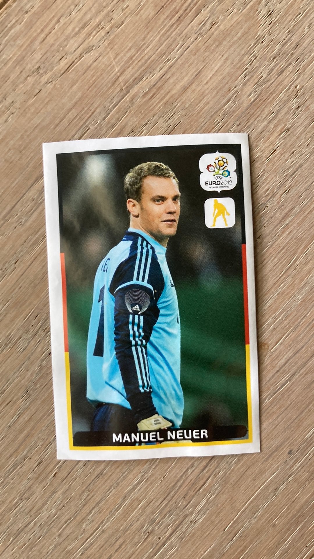 Manuel Neuer Panini Voetbalplaatje UEFA EURO 2012, Verzamelen, Sportartikelen en Voetbal, Ophalen of Verzenden, Zo goed als nieuw